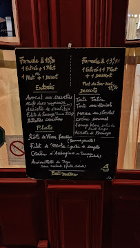 Carte du Restaurant le longchamp à Paris