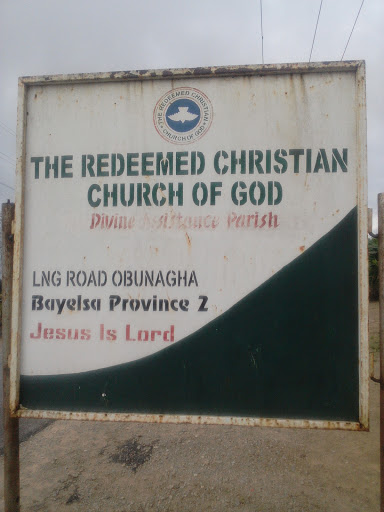 The Redeemed Christian Church Of God, Divine Assistance Parish, Obunagha, Obunagha LNG Road, Obunagha, Gbarain, Nigeria, Church, state Bayelsa