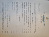 Bottega del Grano à Tivoli carte