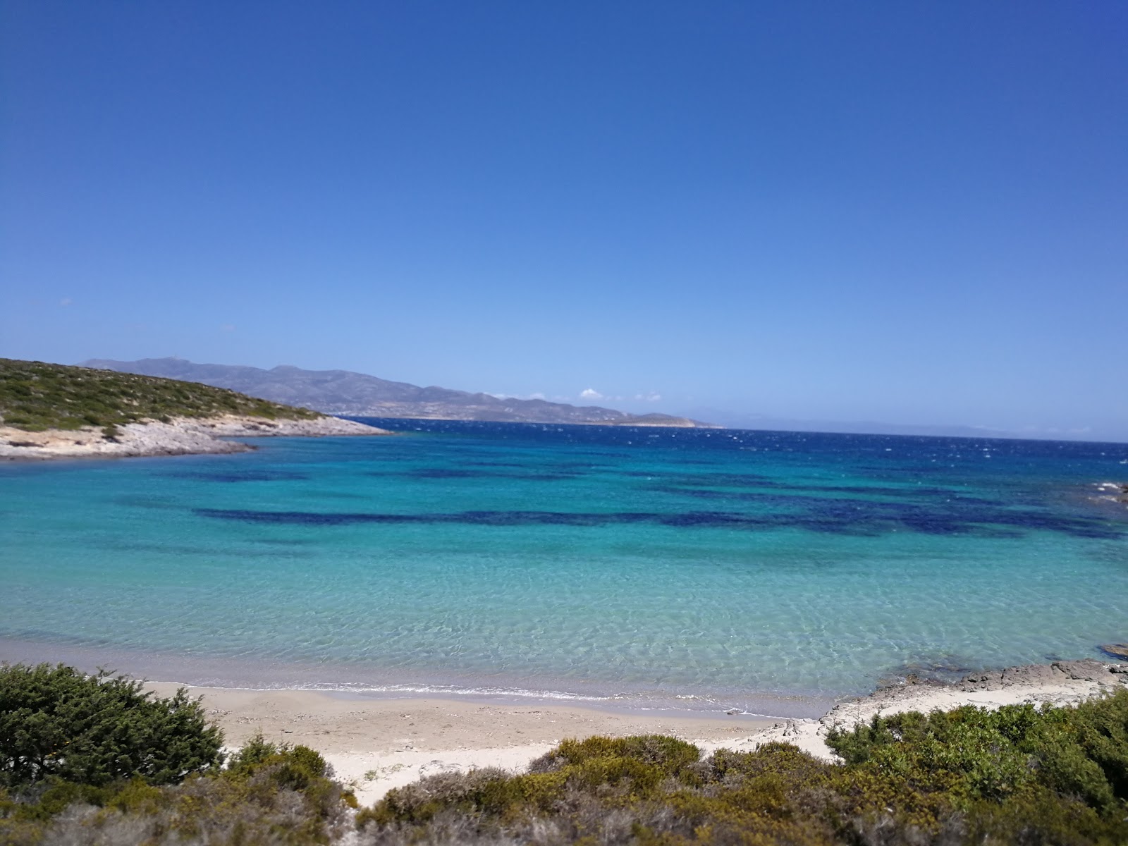 Photo of Paralia Sostis with turquoise pure water surface