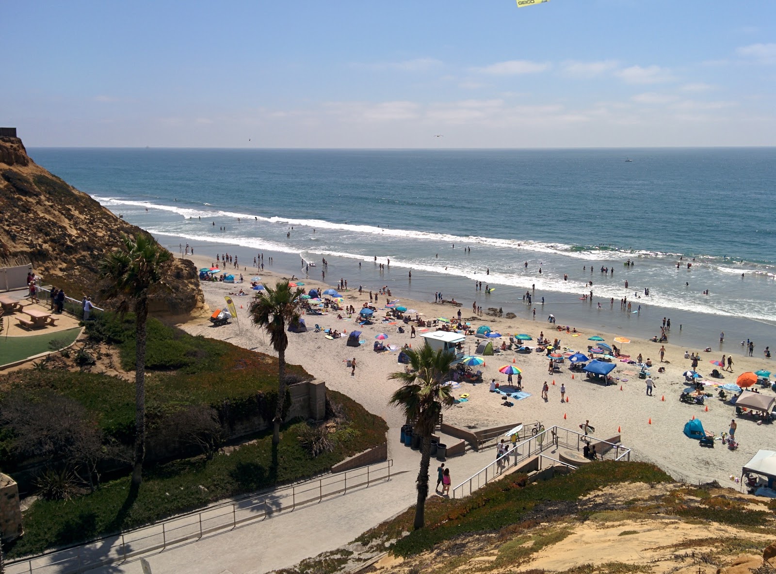 Photo of Fletcher Cove beach and the settlement