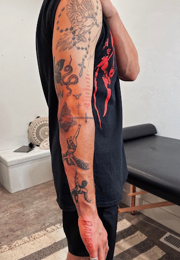Explore death moth tattoo ideas, creative tattoo ideas in Burley, available at Fine Line Ink