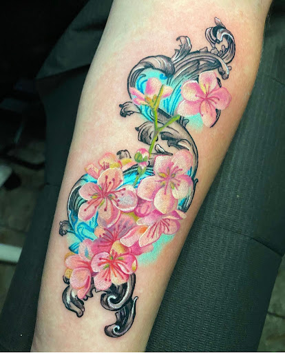 Explore 4 element tattoo ideas, creative tattoo ideas in Fort Wayne, available at Grade A Tattoos and Body Piercing