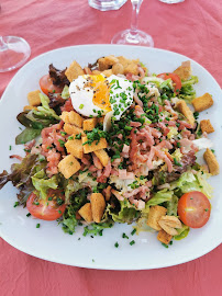 Salade Cobb du Restaurant français La Terrasse du Beaujolais à Chiroubles - n°2