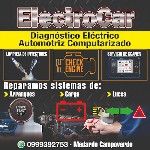 Taller de servicio eléctrico ElectroCar - Agencia de alquiler de autos
