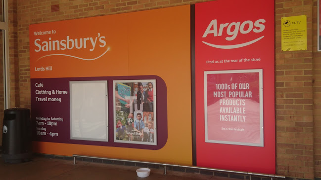 Comments and reviews of Argos Lords Hill in Sainsbury's