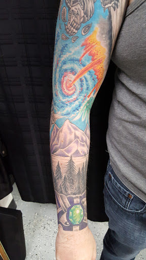 Explore small pirate tattoo ideas, creative tattoo ideas in Wichita, available at Body Canvas Tattooing