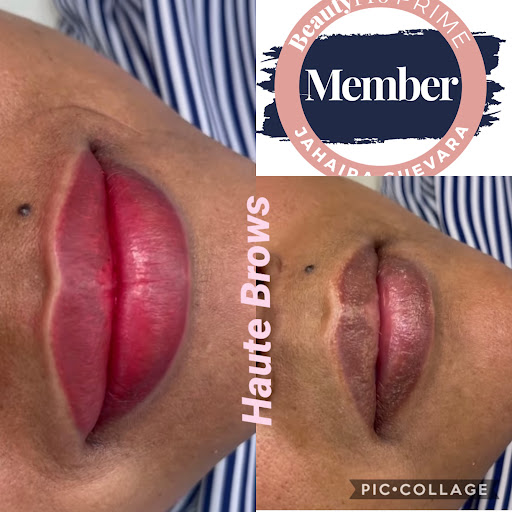 Explore moon and star tattoo ideas, creative tattoo ideas in Savannah, available at Haute Brows. Cosmetic Tattoo