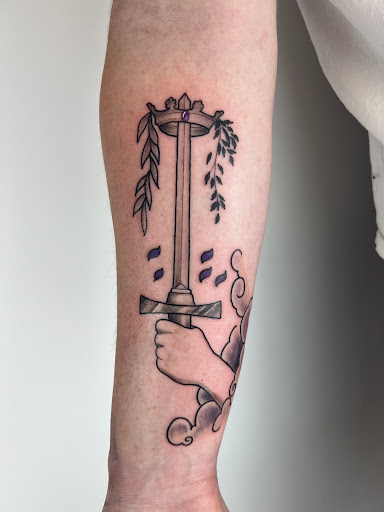 Explore leg tattoos ideas, creative tattoo ideas in Chattanooga, available at Empress Tattoo & Piercing