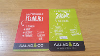 Saladerie Salad&Co à Villeneuve-d'Ascq (le menu)