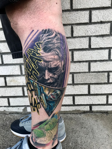 Explore trio tattoo ideas, creative tattoo ideas in Kenvil, available at Blood Moon Tattoo