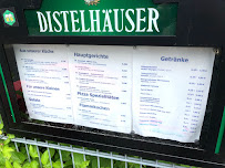Menu du Gaststätte Roter Punkt à Veitshöchheim
