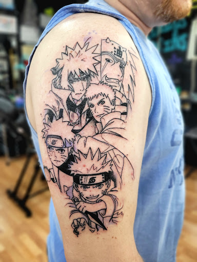 Explore sibling tattoo ideas for 3, creative tattoo ideas in Benton, available at Spectrum Tattoo