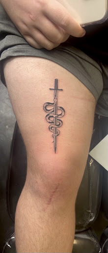 Explore chest piece tattoo ideas for women, creative tattoo ideas in Meridian, available at Creative Pain Tattoo Studio
