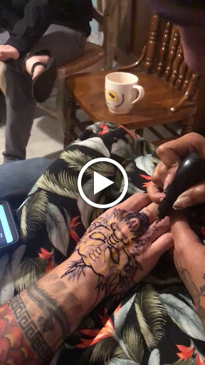 Explore bad bunny tattoos ideas, creative tattoo ideas in Bellingham, available at Ink Drop Tattoo Shop