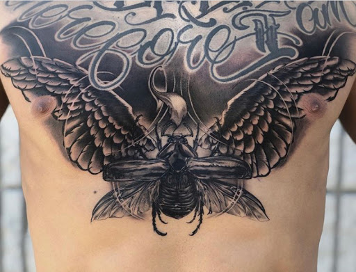 Explore latin tattoo ideas, creative tattoo ideas in Hollywood, available at Sacred Eye Tattoos