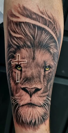 Explore spiritual 444 tattoo ideas, creative tattoo ideas in Chandler, available at Ranger Tattoo & Piercing