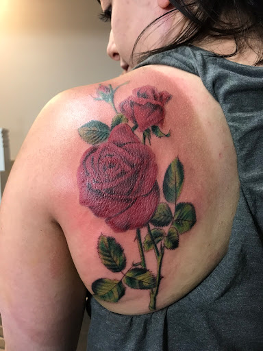 Explore astros tattoo ideas, creative tattoo ideas in Alamogordo, available at The Poison Frog Tattoo Studio