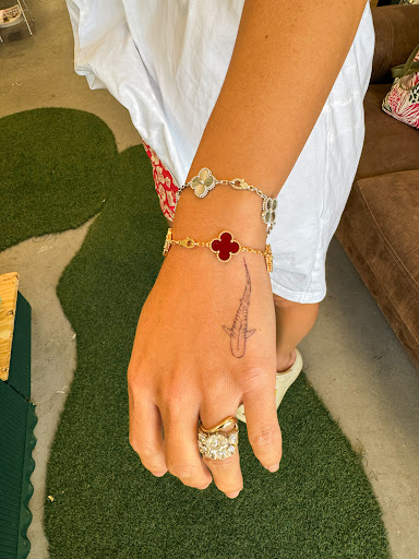 Explore 2 initial tattoo ideas, creative tattoo ideas in Kailua Kona, available at Kaeo Hawaii Tattoo & Creative Studio