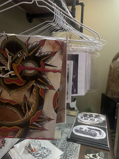 Explore inside ear tattoos ideas, creative tattoo ideas in Nashville, available at RedBird Tattoo