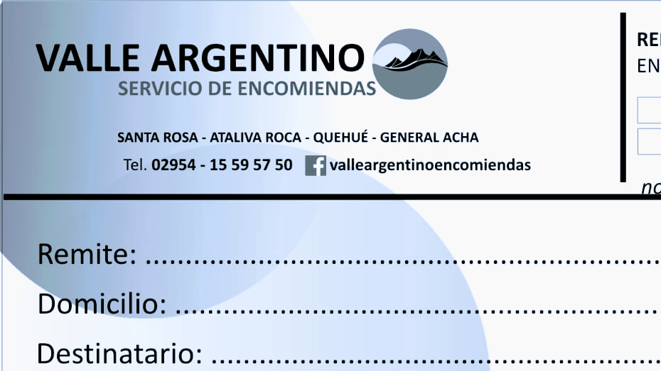 Valle Argentino Encomiendas