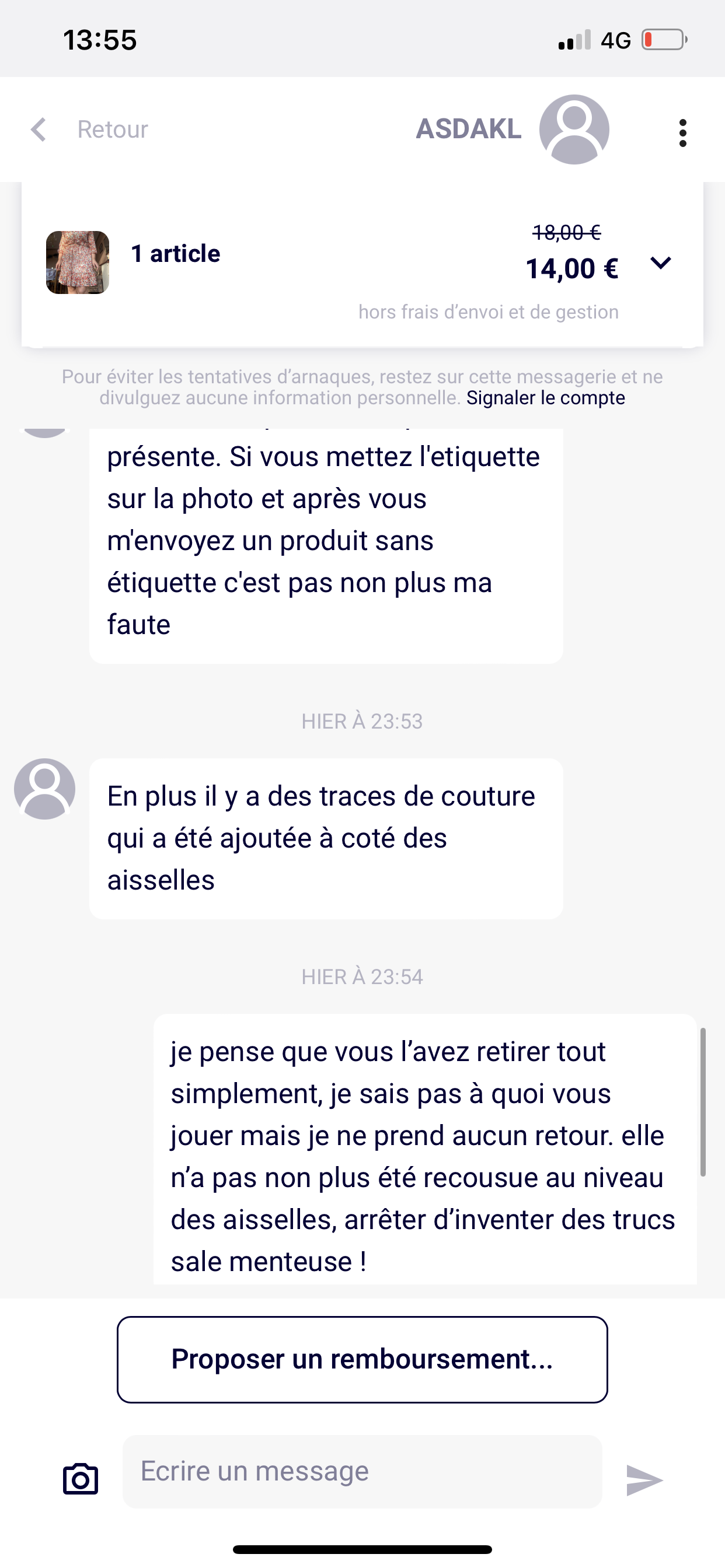 Photo n° 2 de l'avis de Elisa. fait le 19/10/2023 à 11:55