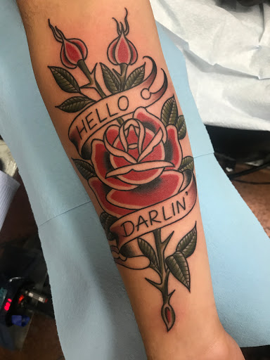 Explore hei hei tattoo ideas, creative tattoo ideas in Glendale, available at Old West Tattoo