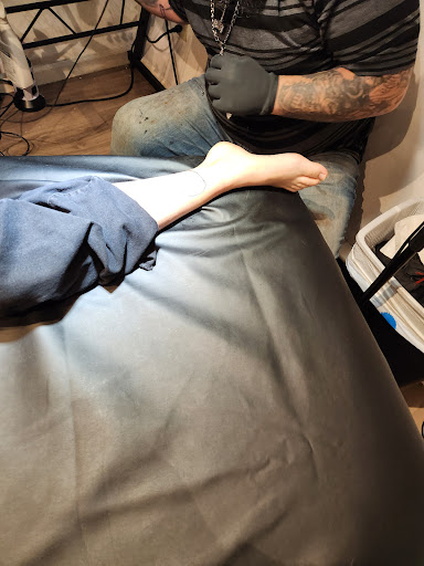 Explore phlebotomy tattoo ideas, creative tattoo ideas in Jefferson, available at Bloodline Studios