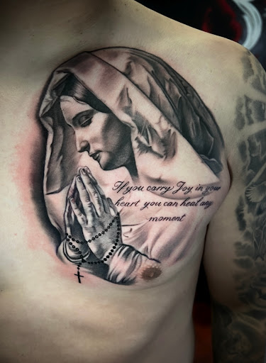 Explore name tattoo placement ideas, creative tattoo ideas in Silver City, available at Independent Ink Tattoo