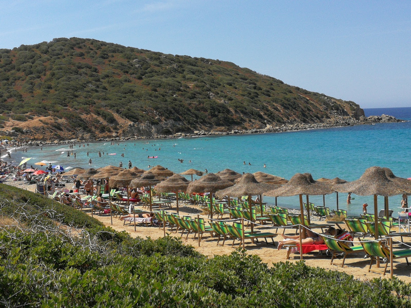 Foto av Spiaggia di Mari Pintau med hög nivå av renlighet