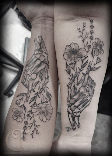 Explore tattoo ideas for couples names, creative tattoo ideas in Houlton, available at Crowes Tattoos