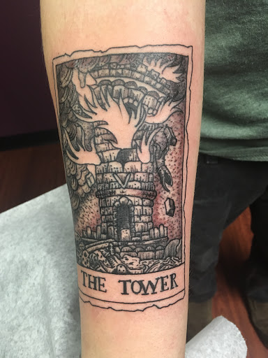 Explore trapped tattoo ideas, creative tattoo ideas in Coldwater, available at Relevant Tattoo and Piercing
