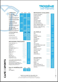 Menu / carte de Café des Sports à Carry-le-Rouet