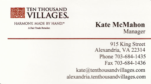 Gift Shop «Ten Thousand Villages», reviews and photos, 915 King St, Alexandria, VA 22314, USA