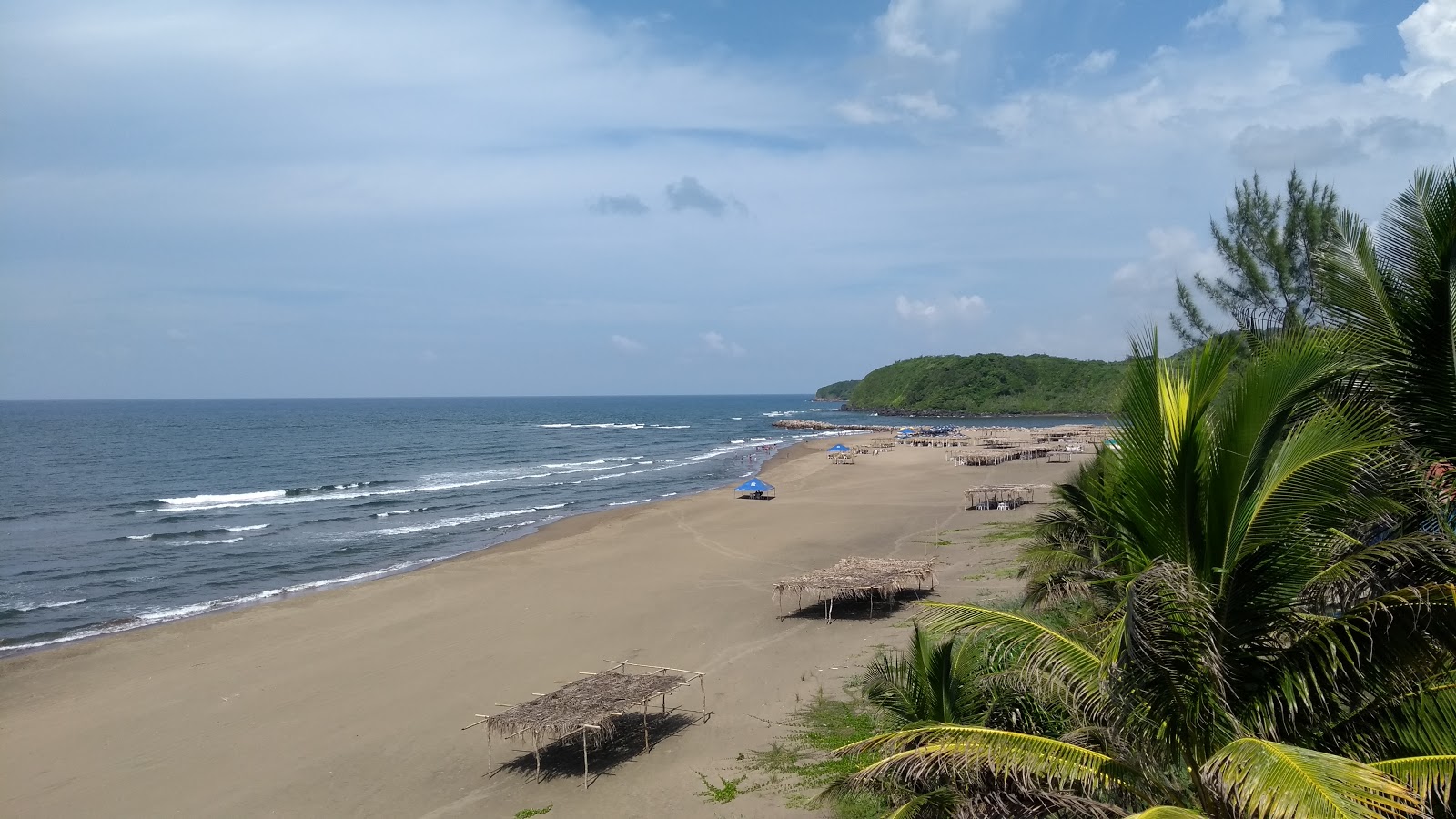 Fotografija Playa de la barra z svetel pesek površino