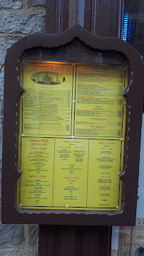 Restaurant Taj Mahal à Givet (le menu)