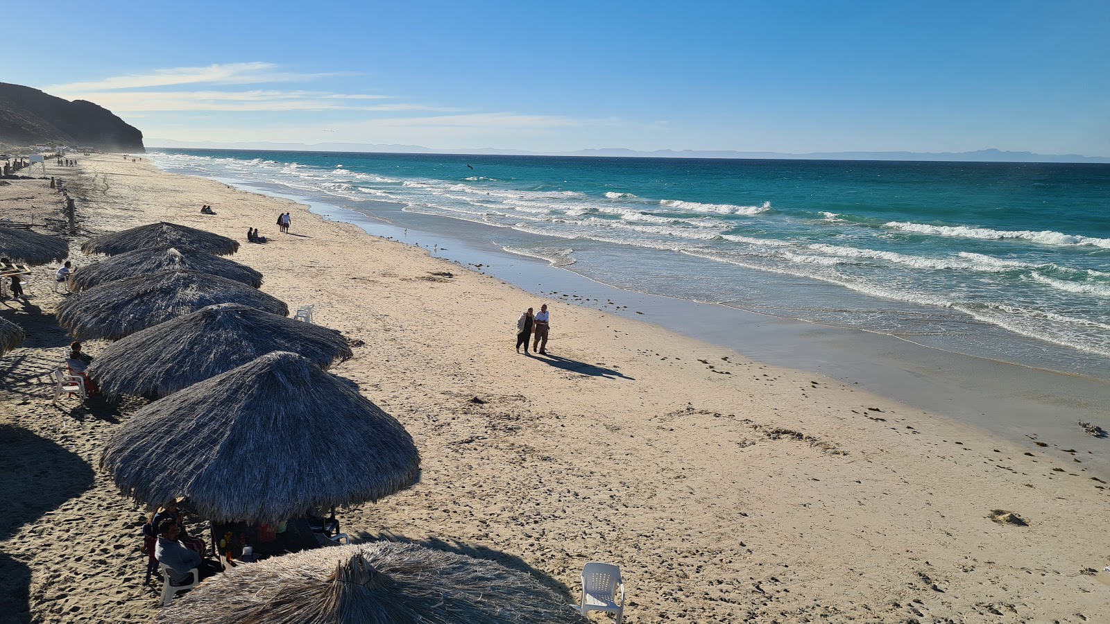 Playa El Tecolote的照片 带有明亮的沙子表面