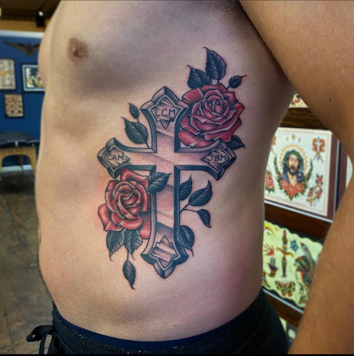 Explore small flower tattoo ideas, creative tattoo ideas in Wappingers Falls, available at Graceland Tattoo