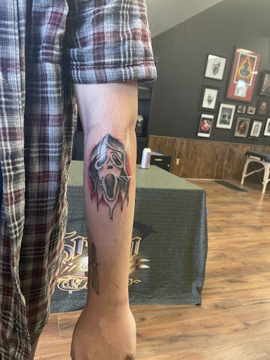 Explore ditch tattoo ideas, creative tattoo ideas in Dubuque, available at Grim River Tattoo