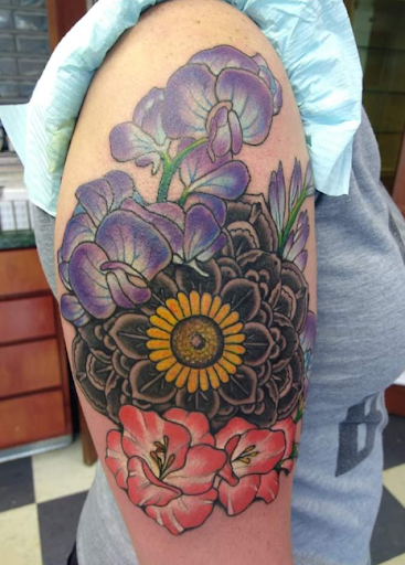 Explore catrina tattoo ideas, creative tattoo ideas in Asheville, available at Aacross The Skin Tattoo Shop