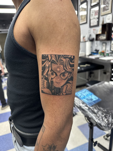 Explore side tattoo ideas for men, creative tattoo ideas in Anaheim, available at Autumn Moon Tattoo