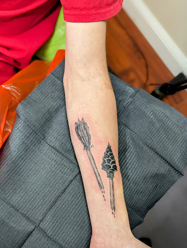 Explore rose foot tattoo ideas, creative tattoo ideas in Pittsburg, available at NeonMoon Tattoo