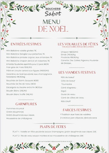 Commentaires et avis sur Boucherie Sabot