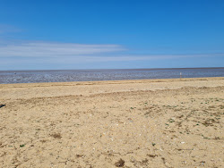 Foto von Snettisham Strand mit lange, gerade küste