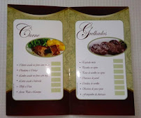 Restaurant O Cortiço à Penacova (le menu)