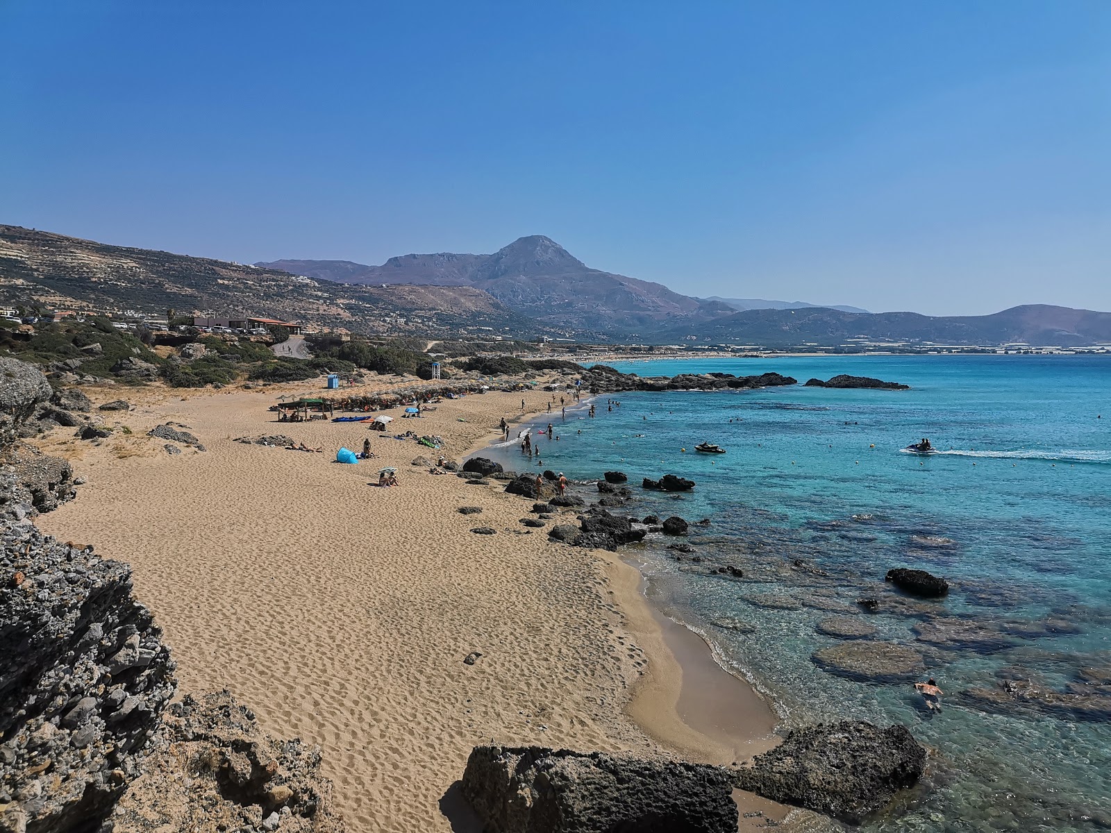 Photo de Plage de Falasarna Mikri avec un niveau de propreté de très propre