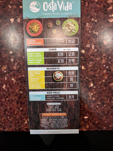 Mexican Restaurant «Costa Vida», reviews and photos, 1475 Eureka Rd #100, Roseville, CA 95661, USA