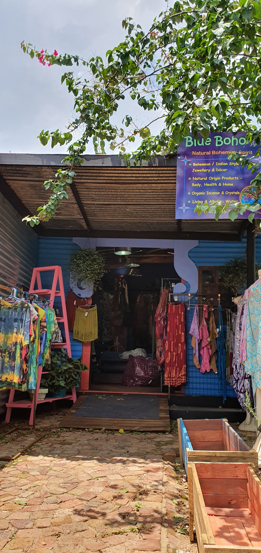 Blue Boho Bohemian Hippie Shop