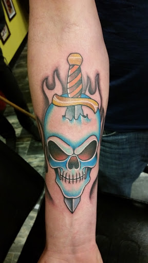 Explore easy line tattoo ideas, creative tattoo ideas in Brazil, available at Built to Last Tattooing and Fine Art