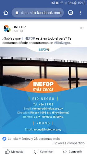 Opiniones de Inefop en Río Negro - Diseñador de sitios Web